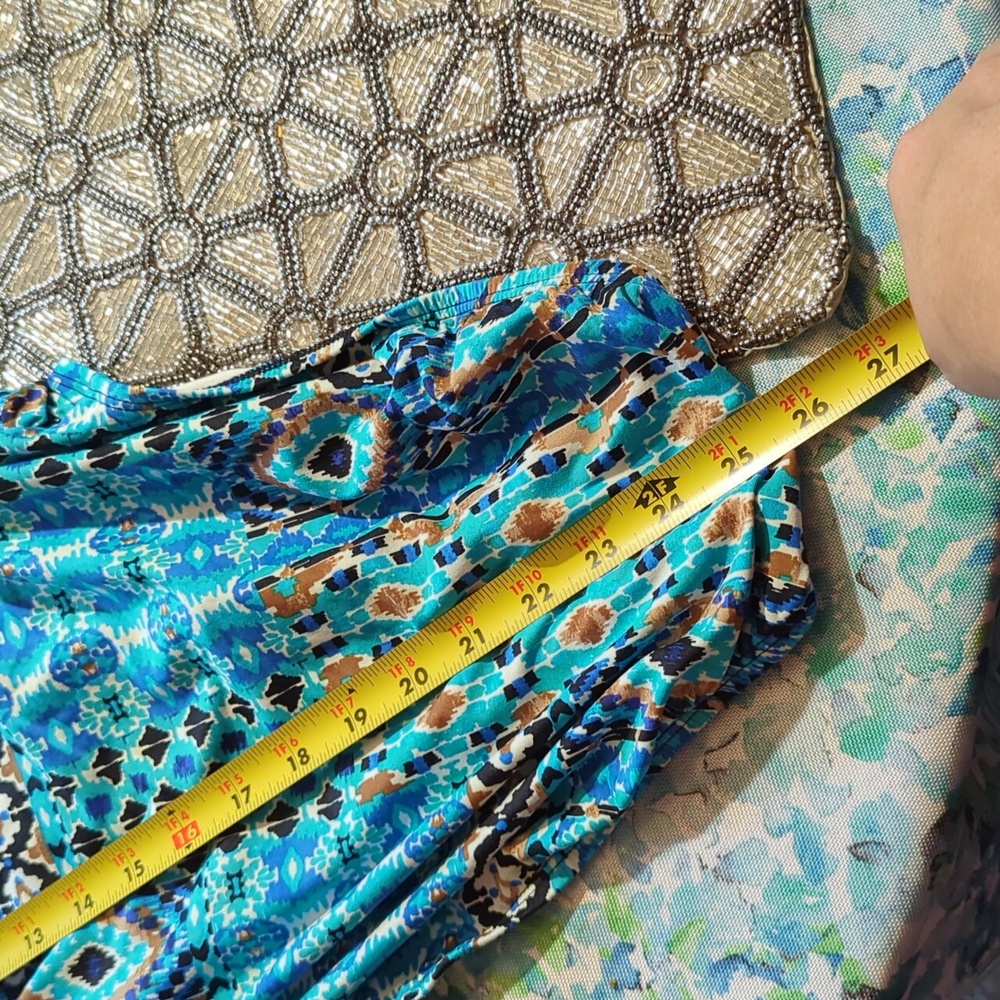La Blanca Blue Patterned One Piece Swimsuit - Picture 12 of 13